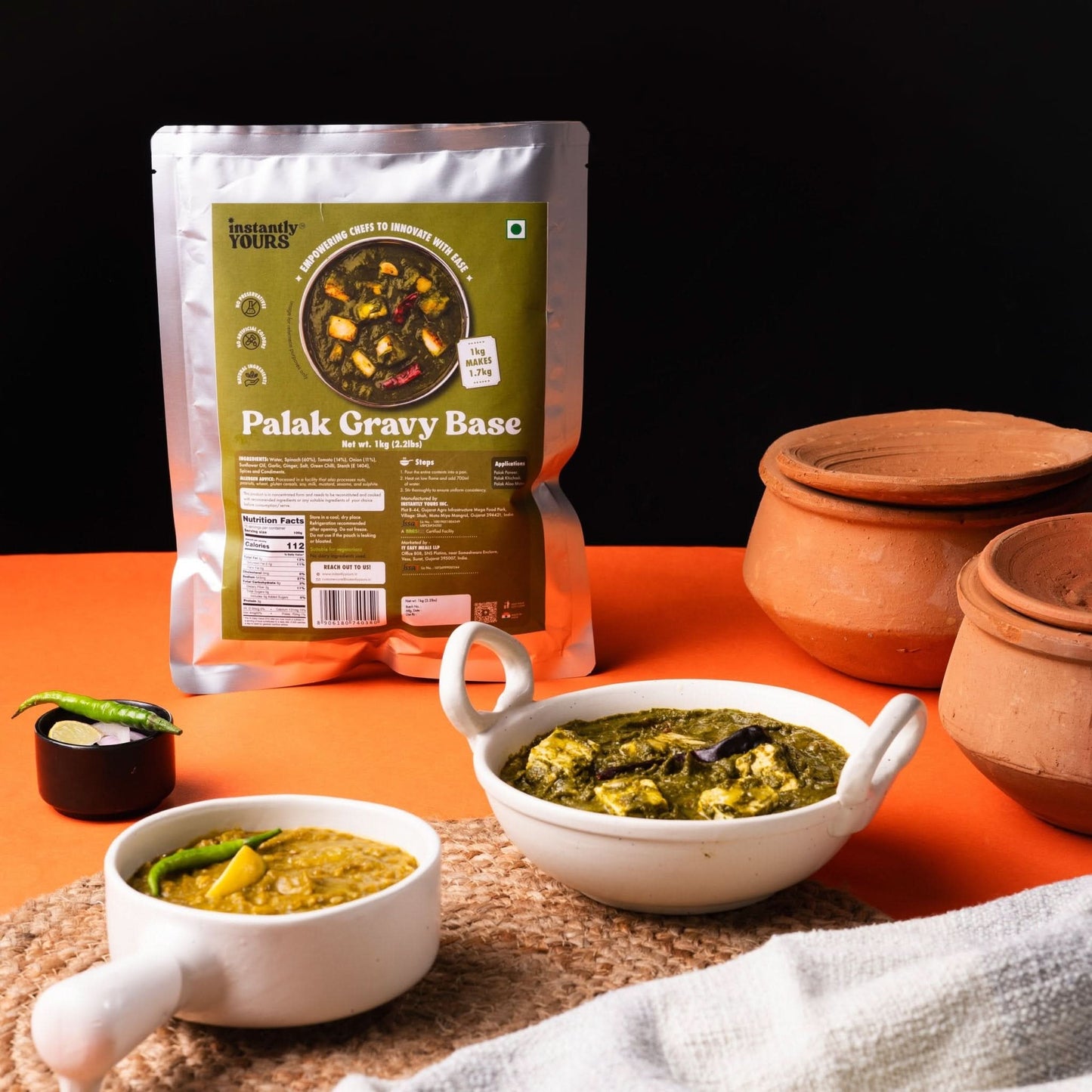 Palak Gravy Base - Instanly Yours