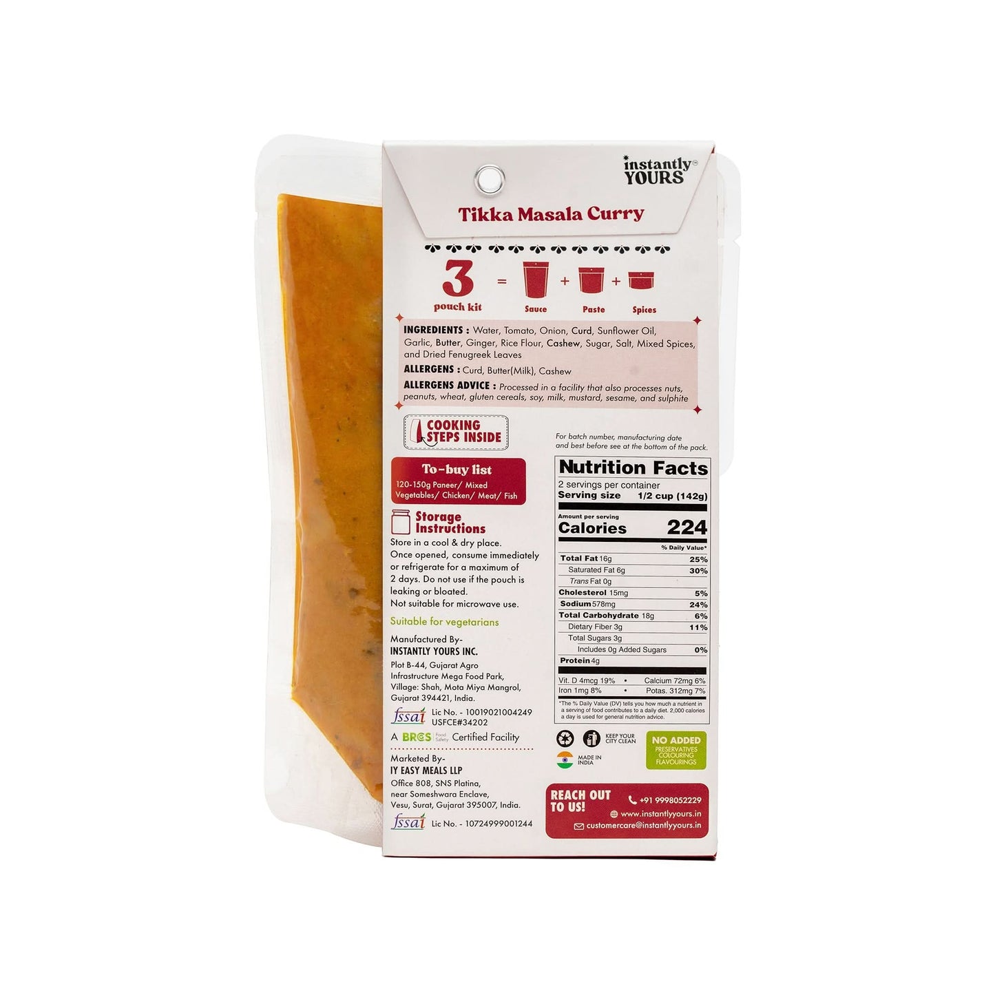 Tikka Masala Curry - Instanly Yours